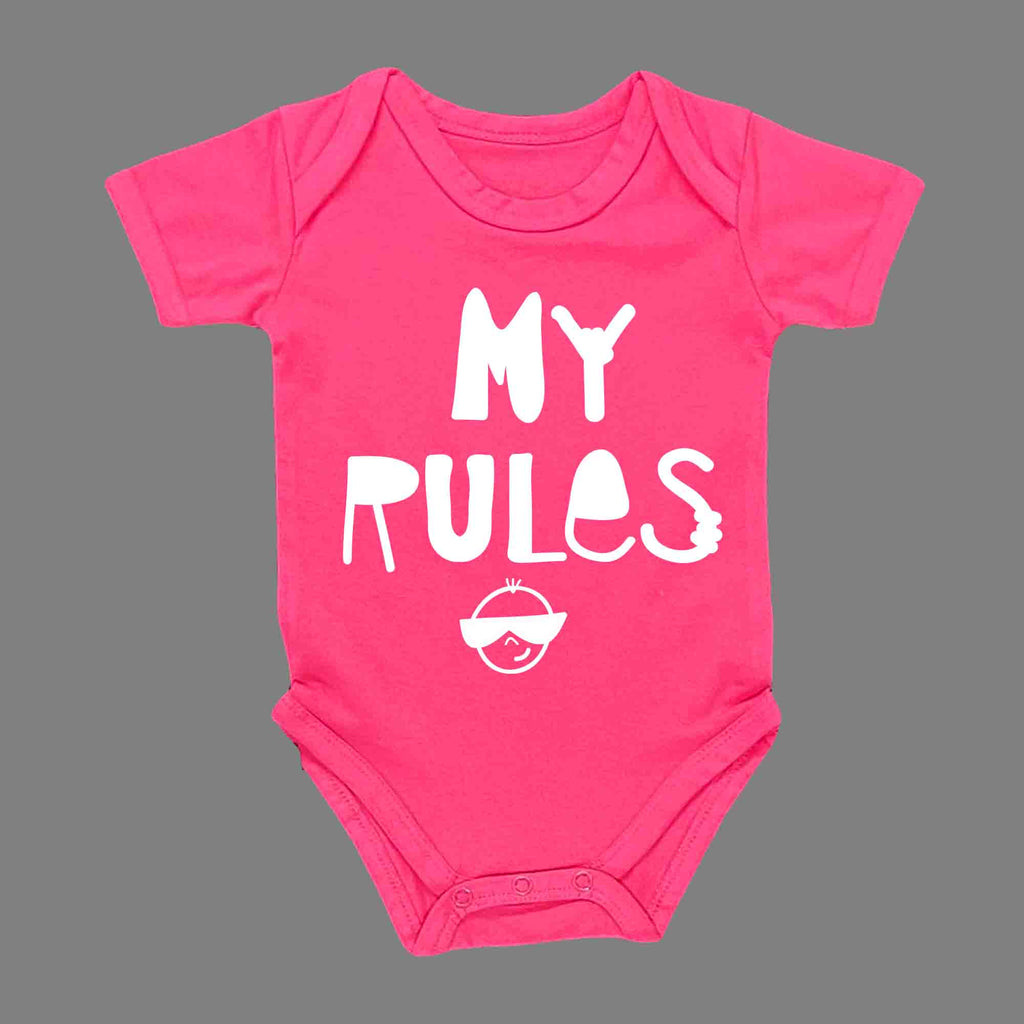 MY RULES BABY ROMPER - Infant Tees